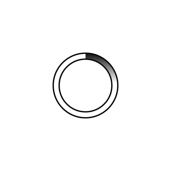 Processus Chargement Logo Définir Icône Illustration — Image vectorielle