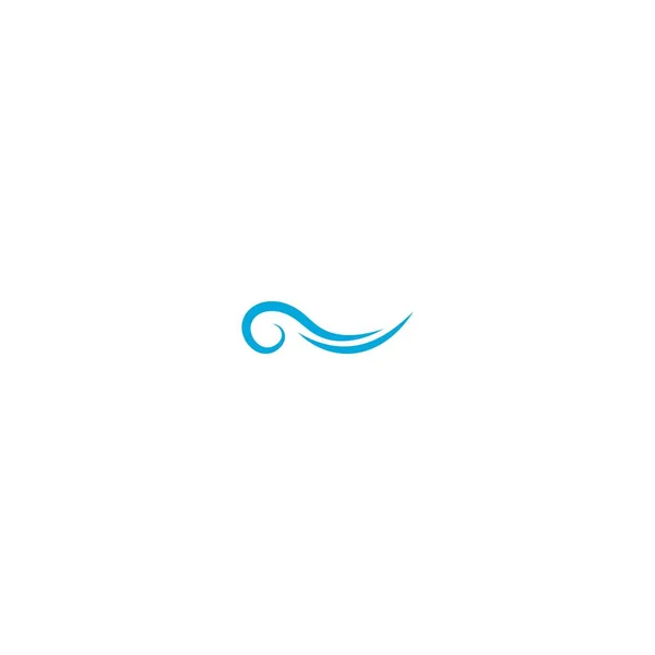 Dalga Simgesi Logo Vektör Çizimi — Stok Vektör