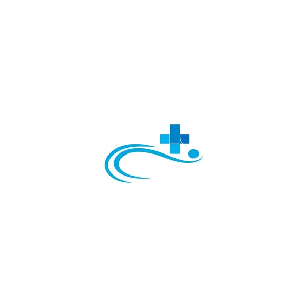 Иконка Логотипа Healty Wave — стоковый вектор