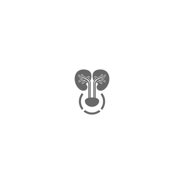 Λογότυπο Ουρολογίας Εικόνα Εικονίδιο Healty Λογότυπο Νεφρού — Διανυσματικό Αρχείο