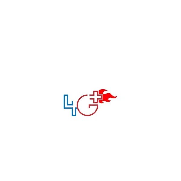 Illustration Icône Logo Lte — Image vectorielle