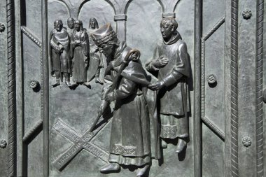 Prag şehir eski kapı
