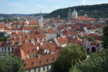 Prag-22 Temmuz, 2014:City merkezi Prag, Çek Cumhuriyeti.