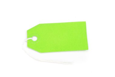 Yeşil boş etiket