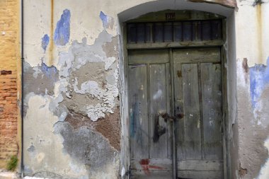 Pitoresk kasaba, Vigla, Lesvos Adası, Yunanistan