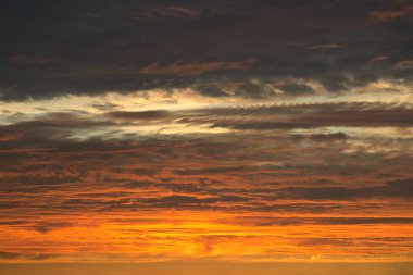 bulutlar cennet günbatımı