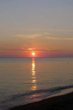 Ege Denizi üzerinden günbatımı