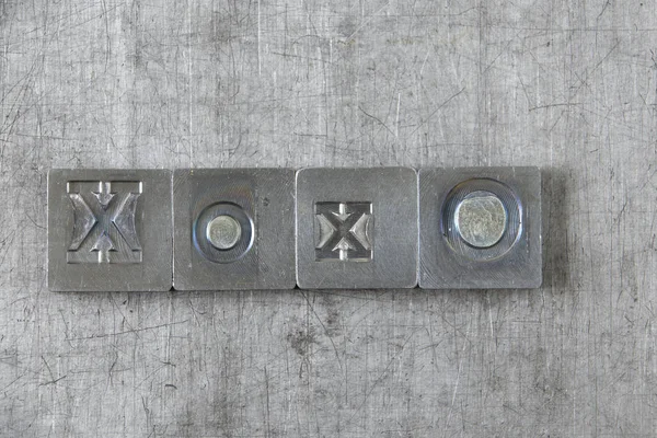 XOXO, vintage листів від vintage натисніть — стокове фото