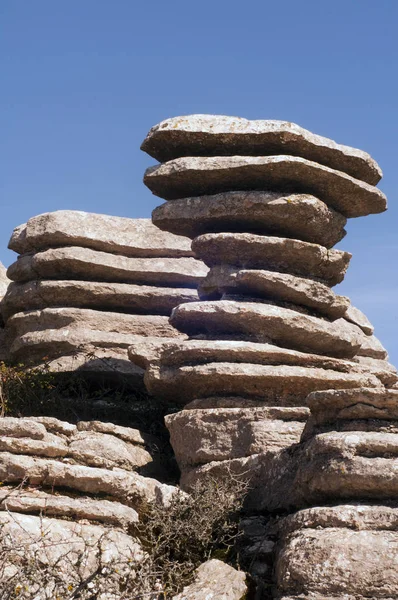 El Torcal parc Andalusia — стокове фото