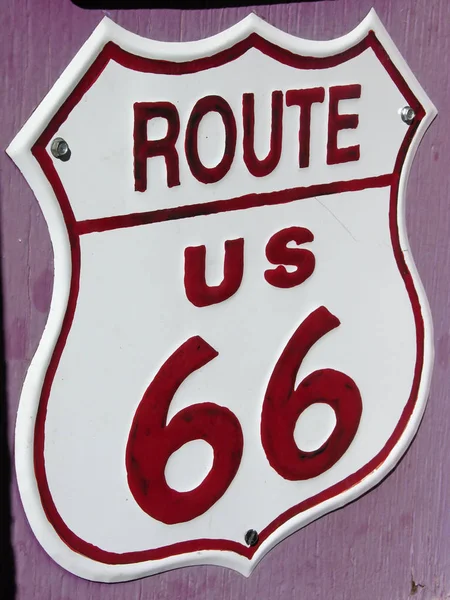 Sign route 66 — Stock fotografie
