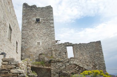 Eski geleneksel köy, Vathia, Mani, Yunanistan