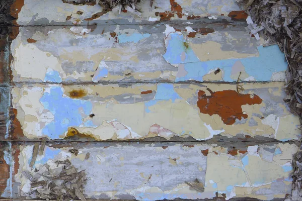 Madera vieja pintada — Foto de Stock