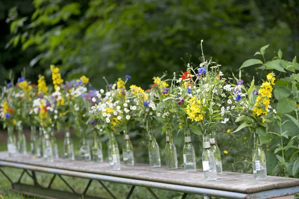 Summerflowers in vase — Stock Photo, Image