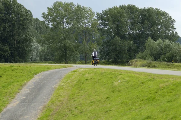 Tiel Betuwe Netherlands July 2007 Biking Trough Dutch Landscape — 스톡 사진