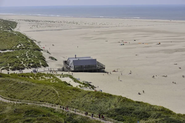 Vue sur la plage depuis le phare — Photo