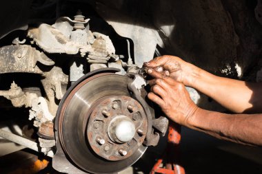 Mekanik parmak kirli yağ gres yağlayıcı araba disk bre için ile