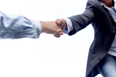 Biri izole yardımcı uzanarak kavramı el yardım