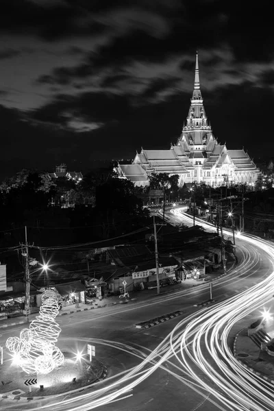 Wat sothorn wararam worawihan temple choeng sao province Thailan — Stock Photo, Image