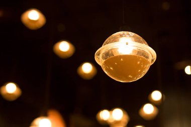 Lambalar ve Led ampul ile bokeh etkisi ile