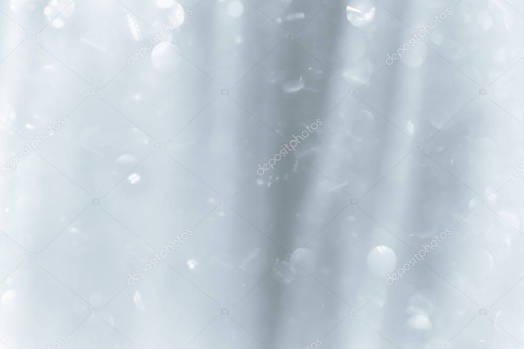 Blurred concept silver grey or white bokeh soft texture for fabric cotton background.
