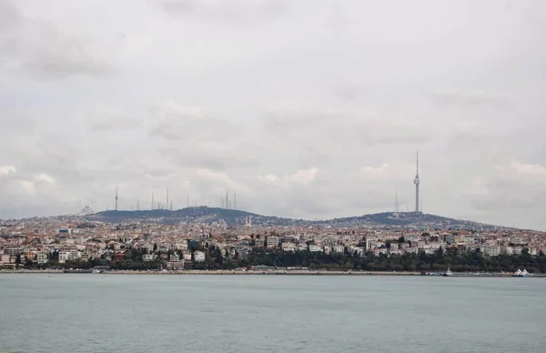 Вид Мраморное Море Город Стамбул Турция — стоковое фото