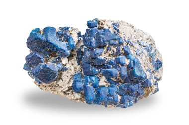 Lapis Lazuli ve Sodalite kristalleri - Tectosiliate, Afganistan