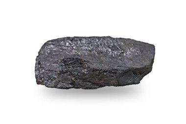 Grafit bilimsel örnek, seçici odak, Val Bormida, Savona, İtalya