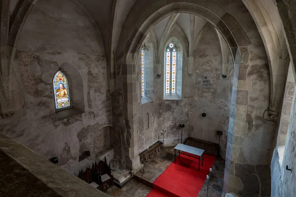 Hunedoara Romania August 2019 Corvin Castle Chapel Hunyadi Castle One — Stock Photo, Image