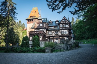 Pelisor Kalesi, Kral I. Charles 'ın ünlü yazlık evi Sinaia' da, aynı kraliyet parkındaki Peles Kalesi yakınlarında, Romanya