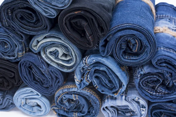 Kot yığın izole arka plan üzerinde rulo. 