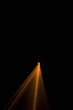 Lazer ışını turuncu