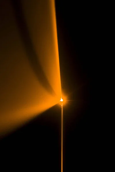 Laser beam orange — Stock Photo, Image