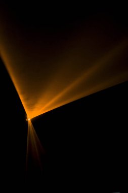 Lazer ışını turuncu