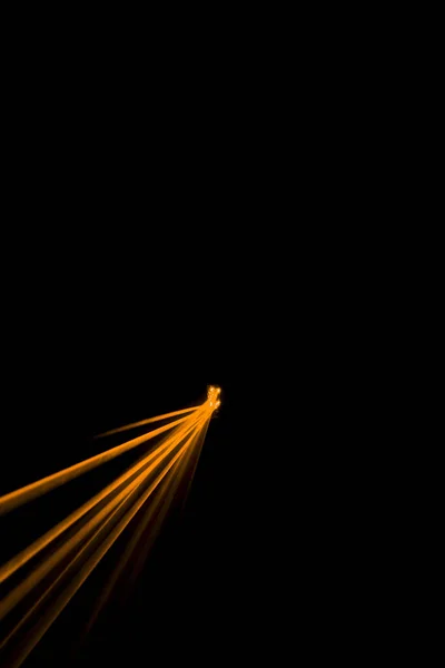 Laserstraal oranje — Stockfoto