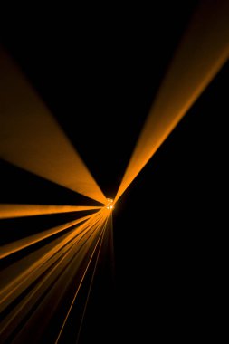 Lazer ışını turuncu 