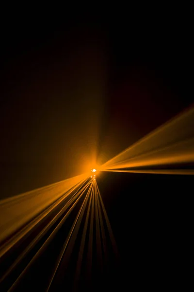 Laserstrålen orange — Stockfoto