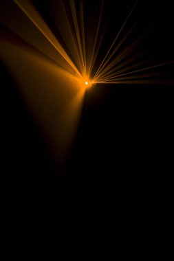 Lazer ışını turuncu