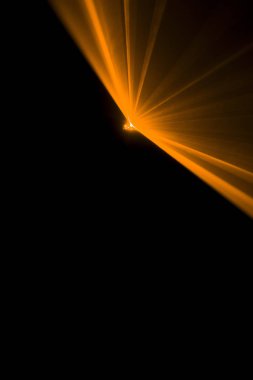 Lazer ışını turuncu