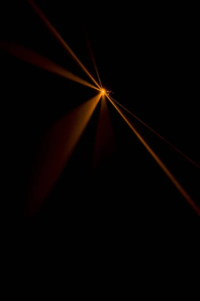Laserový paprsek oranžové — Stock fotografie