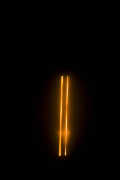 Feixe laser laranja — Fotografia de Stock
