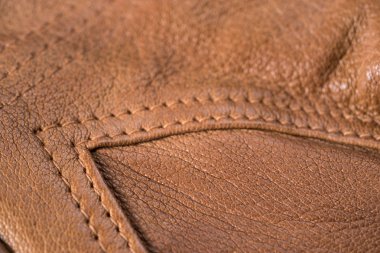 Deri doku. Deri ceket doku