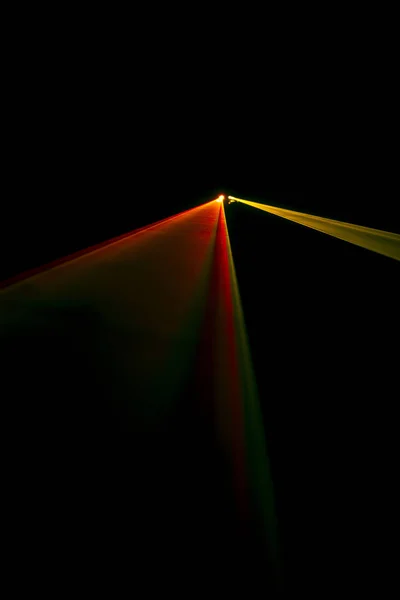 Laser feixe de inclinação laranja — Fotografia de Stock