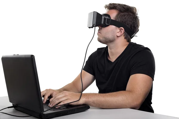 Virtuell verklighet utvecklare — Stockfoto