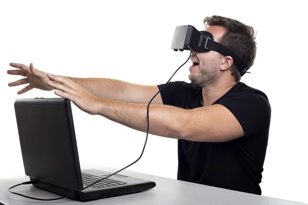 Desenvolvedor de Realidade Virtual — Fotografia de Stock