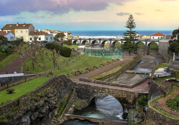 Küstenorte Auf Der Portugiesischen Insel Azoren — Stockfoto