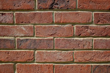 Turuncu İngiliz tuğla duvar deseni