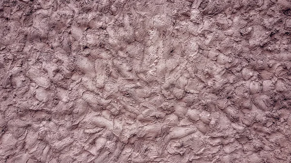 Un muro di fango, cemento stucco sfondo decorativo, una miscela di terra spalmato sul terreno, un modello di argilla sulla parete . — Foto Stock