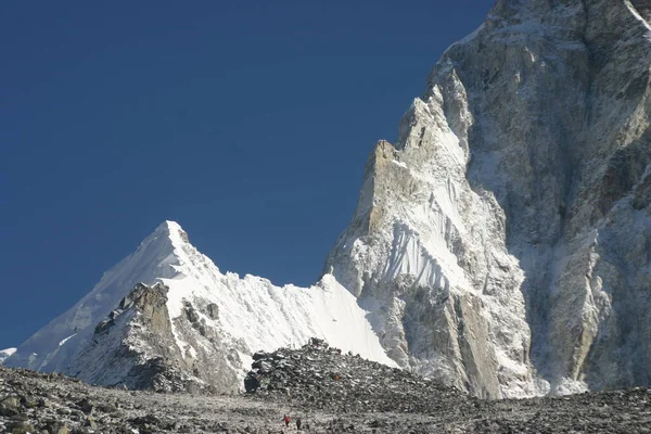 Trekkers Topo Monte Kalla Pattar Nepal — Fotografia de Stock