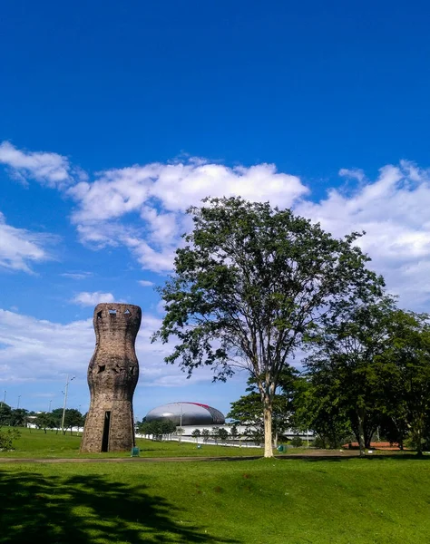 Torre Parque Campo Grande Brasil — Fotografia de Stock
