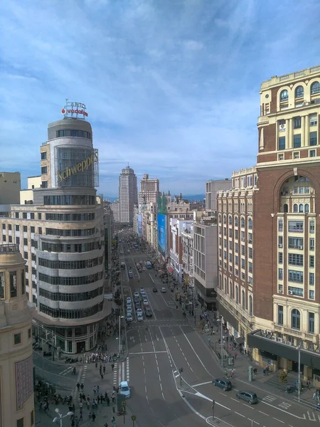 Madrid Luchtfoto Spanje — Stockfoto